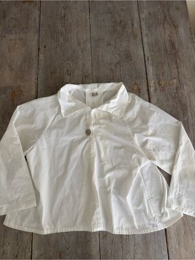 Planet cropped nylon jacket
